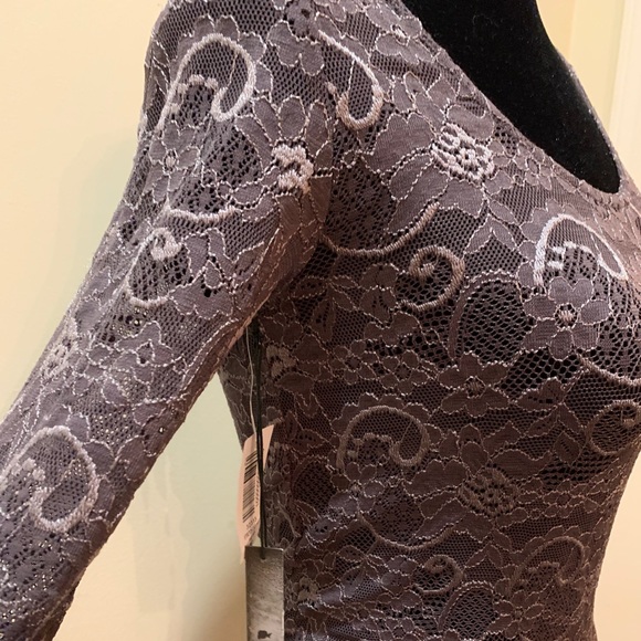 Talula Women’s Stretch Lace Dress Purple - Picture 2 of 5